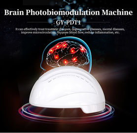 İnme Hastaları İçin Güç 15W Beyin Fotobiyomodülasyon Cihazları Işık Terapi Kaskı